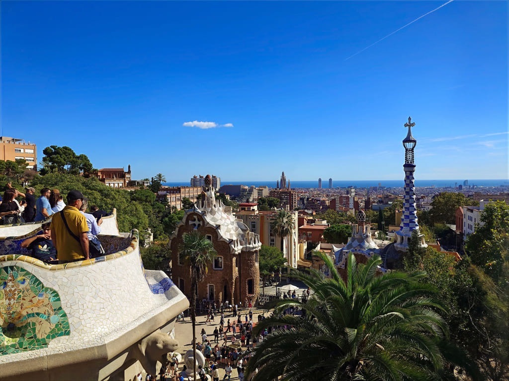 Aussicht vom Park Güell, Barcelona, Spanien 20251021_140428